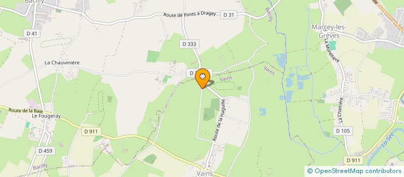 localisation de l'entreprise MADAME ODILE DOUCIN  VAINS