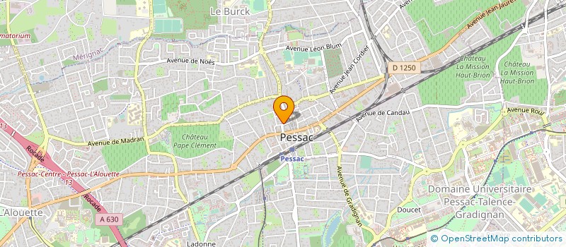 localisation de l'entreprise MADAME ODILE DROPSY  PESSAC