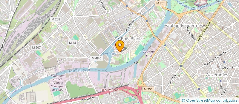 localisation de l'entreprise MADAME ODILE DUBRULLE  LILLE