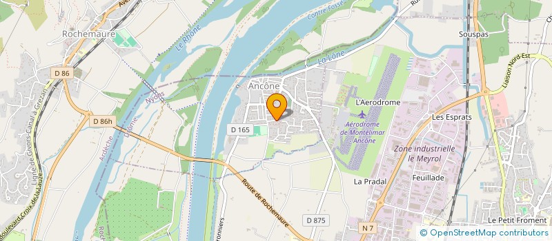 localisation de l'entreprise MADAME ODILE DUCREUX  ANCONE