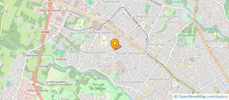 localisation de l'entreprise MADAME ODILE DUPE à SAINT-HERBLAIN