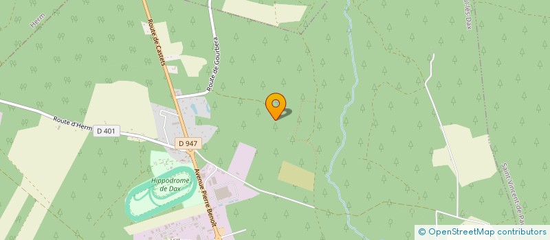 localisation de l'entreprise MADAME ODILE DUPIN  HERM