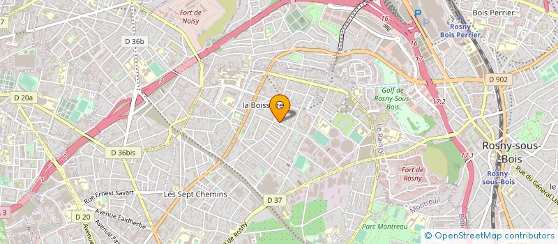 localisation de l'entreprise MADAME ODILE EMIRY  MONTREUIL