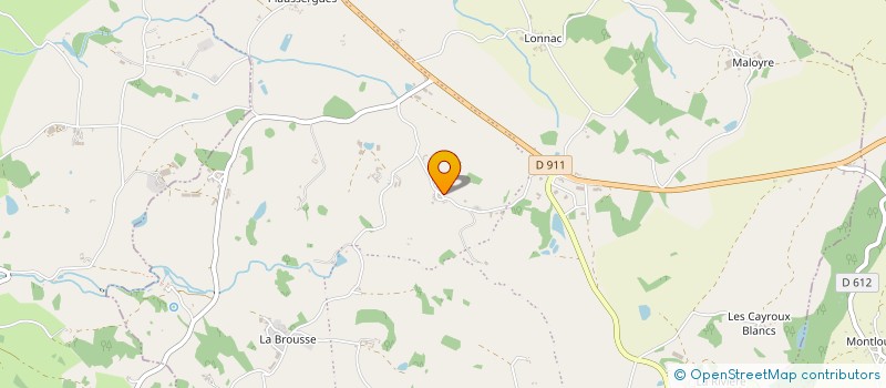 localisation de l'entreprise MADAME ODILE ESCAU  LE BAS SEGALA