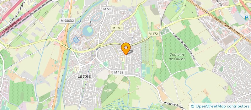 localisation de l'entreprise MADAME ODILE EURIOUX à LATTES