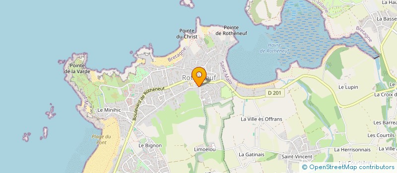 localisation de l'entreprise MADAME ODILE EVAIN  SAINT-MALO