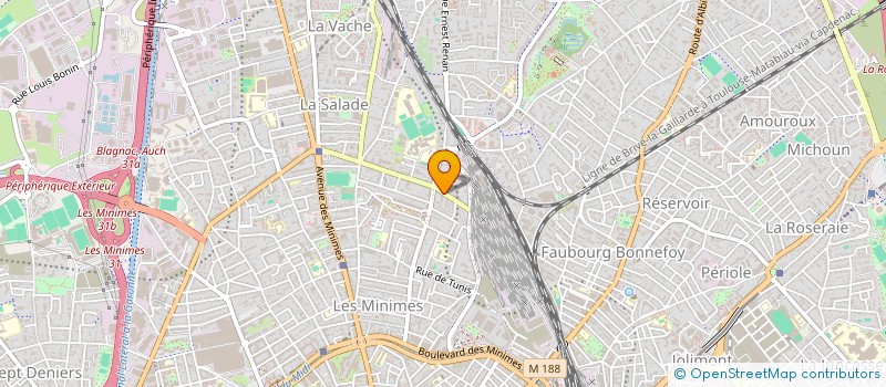 localisation de l'entreprise MADAME ODILE FAGOT à TOULOUSE