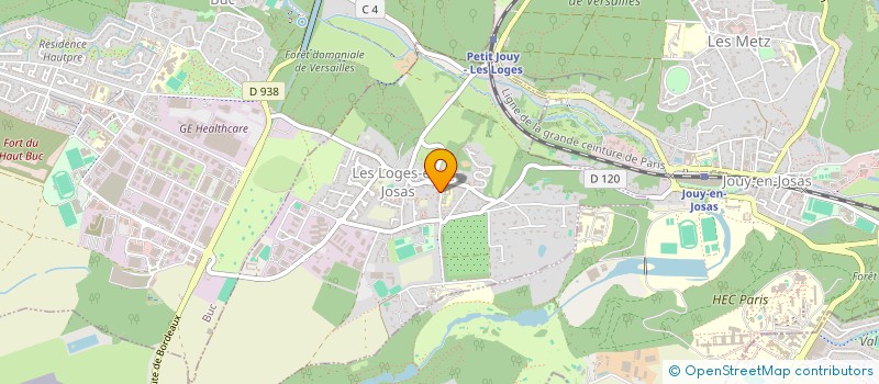 localisation de l'entreprise MADAME ODILE FINCK  LES LOGES-EN-JOSAS