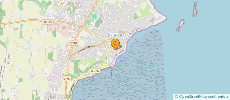 localisation de l'entreprise MADAME ODILE FOUCAULT à CANCALE