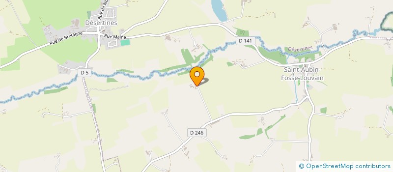 localisation de l'entreprise MADAME ODILE FOURMOND à SAINT-AUBIN-FOSSE-LOUVAIN