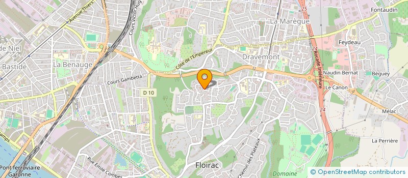 localisation de l'entreprise MADAME ODILE FOURNET  FLOIRAC