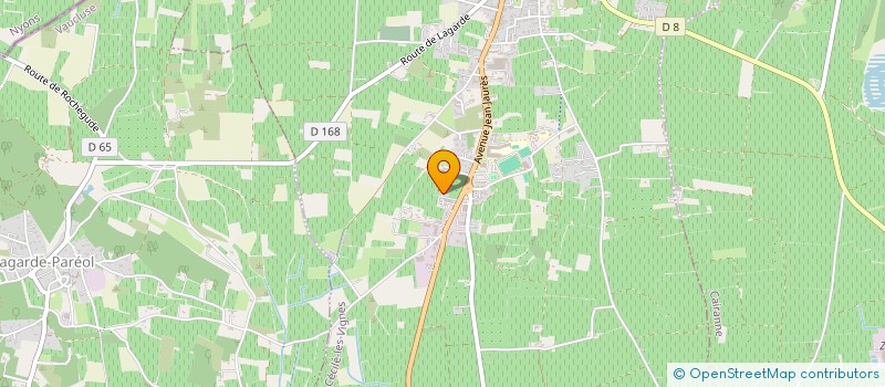 localisation de l'entreprise MADAME ODILE FRANCOIS  LAGARDE-PAREOL