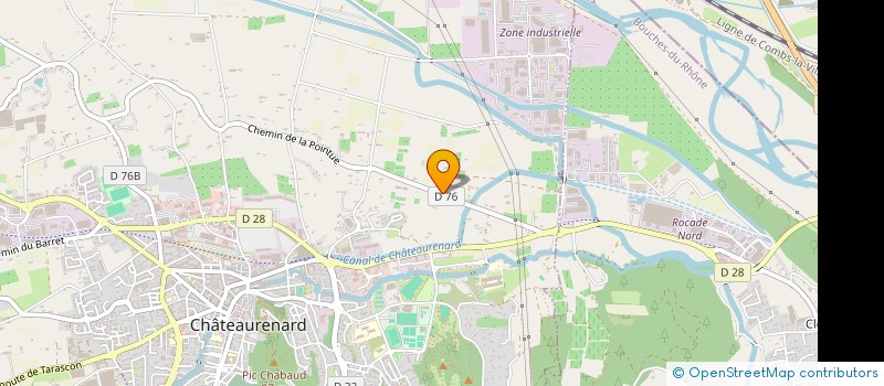 localisation de l'entreprise MADAME ODILE GAMONET  CHATEAURENARD