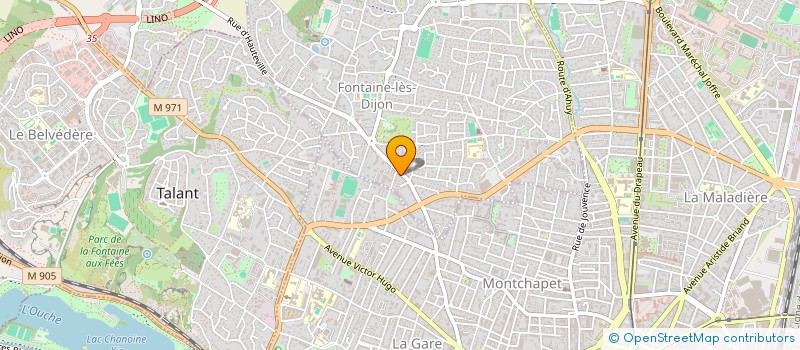 localisation de l'entreprise MADAME ODILE GANDELIN  DAIX