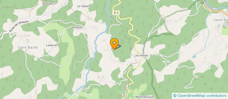 localisation de l'entreprise MADAME ODILE GARCEAU  LAMASTRE