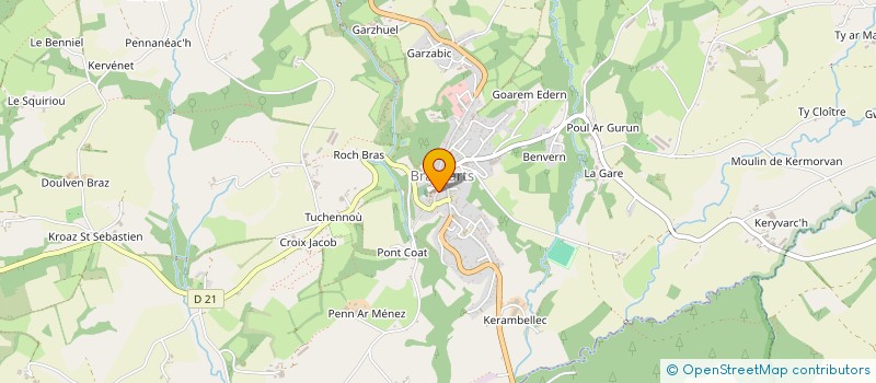localisation de l'entreprise MADAME ODILE GARGAM à BRASPARTS