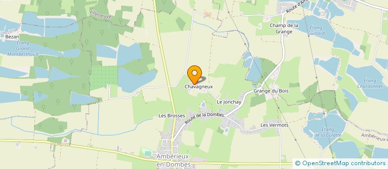 localisation de l'entreprise MADAME ODILE GARNIER à AMBERIEUX-EN-DOMBES