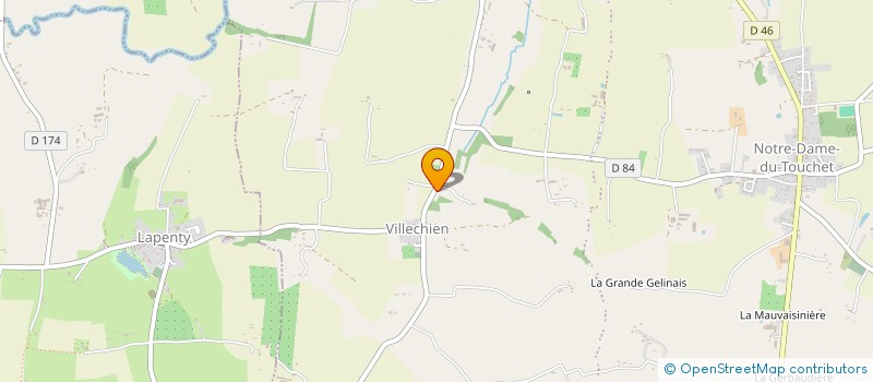 localisation de l'entreprise MADAME ODILE GAUTIER à ROMAGNY FONTENAY