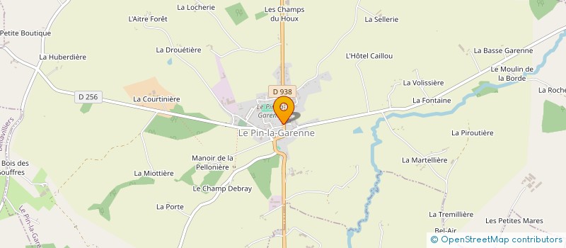 localisation de l'entreprise MADAME ODILE GENAY à LE PIN-LA-GARENNE