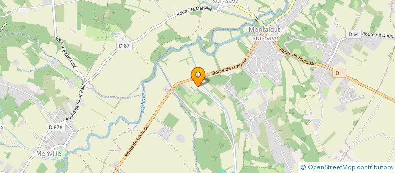 localisation de l'entreprise MADAME ODILE GEOFFROY  MONTAIGUT-SUR-SAVE