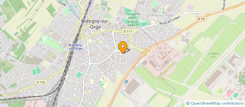 localisation de l'entreprise MADAME ODILE GERAULT à BRETIGNY-SUR-ORGE