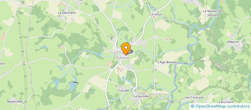 localisation de l'entreprise MADAME ODILE GOMES à LA CHAPELLE-BALOUE