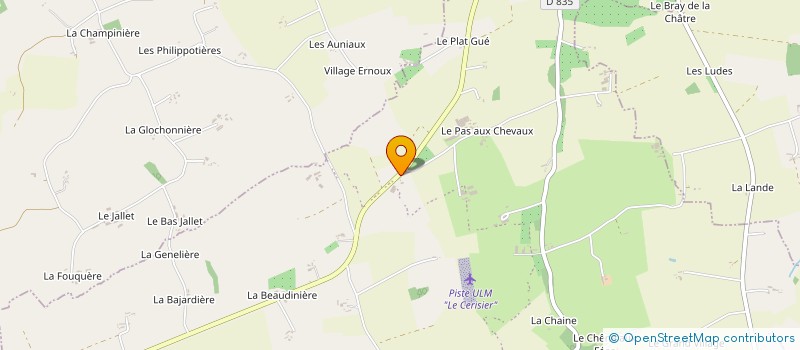 localisation de l'entreprise MADAME ODILE GRANGER à PASSAIS VILLAGES