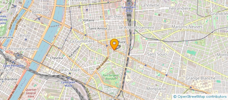 localisation de l'entreprise MADAME ODILE GROS  LYON