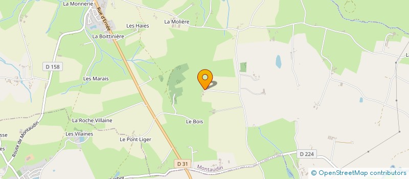 localisation de l'entreprise MADAME ODILE GUILLAUME  MONTAUDIN