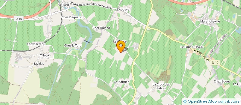 localisation de l'entreprise MADAME ODILE GUIONNET à TRIAC-LAUTRAIT