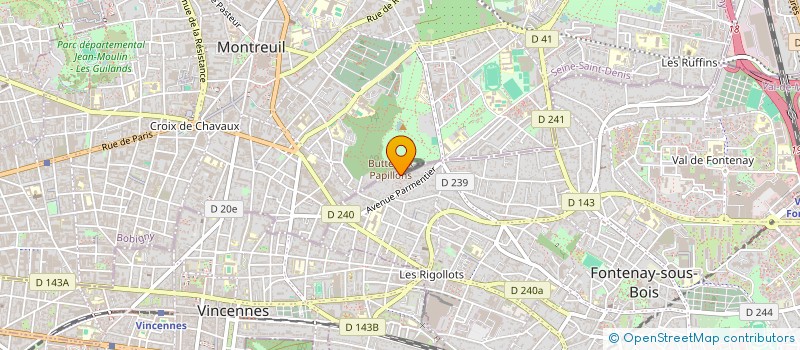 localisation de l'entreprise MADAME ODILE GUSTIN à FONTENAY SOUS BOIS