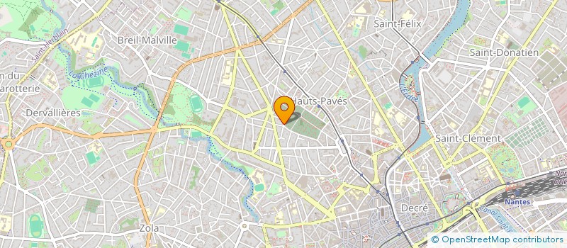 localisation de l'entreprise MADAME ODILE HAINRY à NANTES