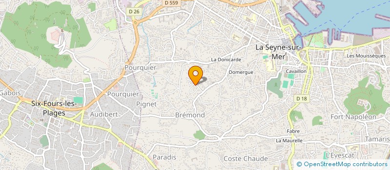 localisation de l'entreprise MADAME ODILE HAIOUN à LA SEYNE-SUR-MER