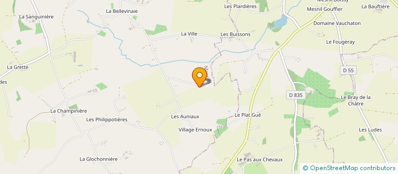 localisation de l'entreprise MADAME ODILE HARET à MANTILLY