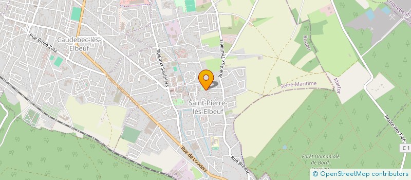 localisation de l'entreprise MADAME ODILE HARTOUT  SAINT PIERRE LES ELBEUF