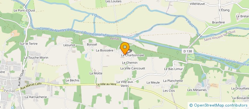 localisation de l'entreprise MADAME ODILE HERBERT  PEILLAC