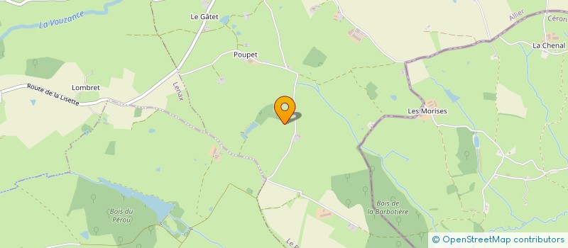 localisation de l'entreprise MADAME ODILE HERBIN  LE BOUCHAUD