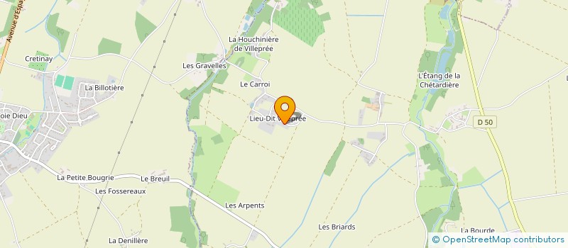 localisation de l'entreprise MADAME ODILE HEULIN  SAINT BRANCHS