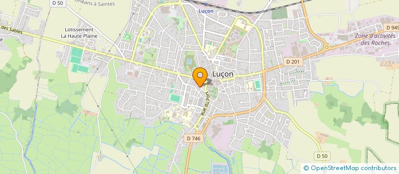 localisation de l'entreprise MADAME ODILE HOCBON à LUCON