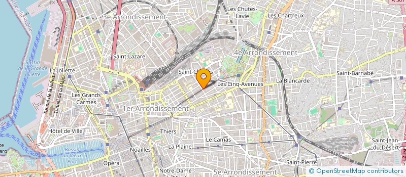 localisation de l'entreprise MADAME ODILE JACQUEMIN à MARSEILLE 7EME