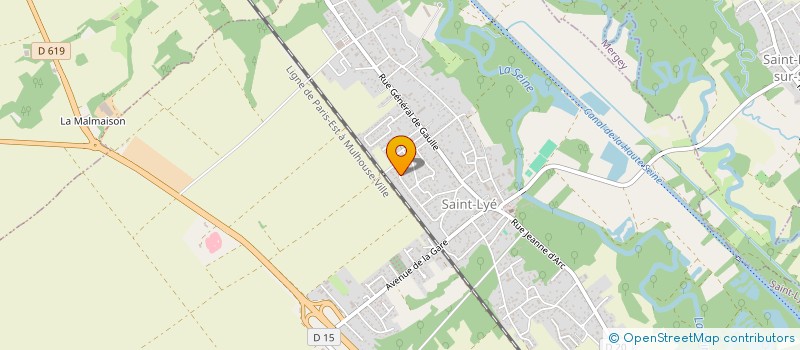 localisation de l'entreprise MADAME ODILE JEANSON  SAINT-LYE