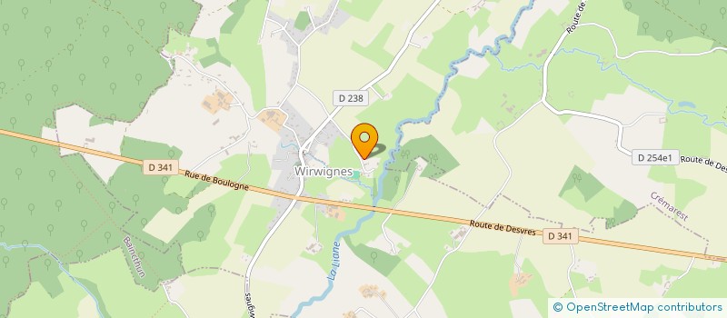 localisation de l'entreprise MADAME ODILE JENNEQUIN  WIRWIGNES