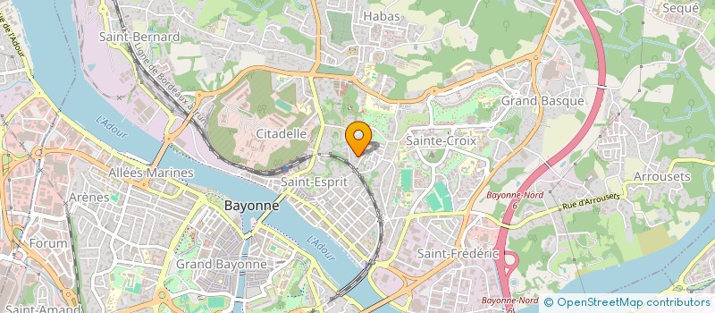 localisation de l'entreprise MADAME ODILE KERGOAT à BAYONNE