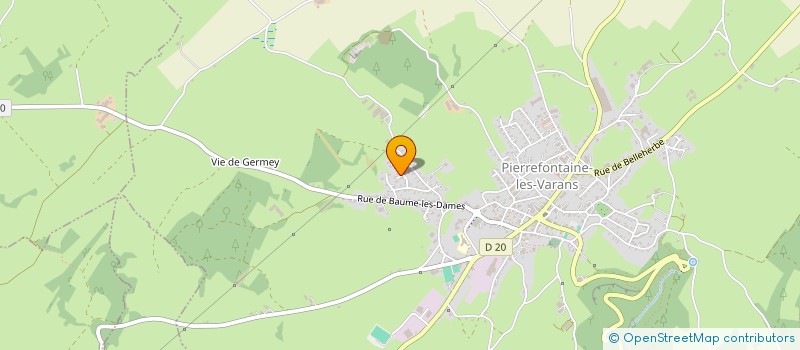 localisation de l'entreprise MADAME ODILE KHOUFACHE à PIERREFONTAINE-LES-VARANS