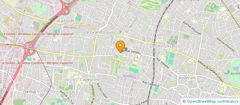 localisation de l'entreprise MADAME ODILE KLETZLEN  BORDEAUX