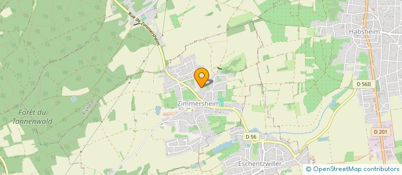 localisation de l'entreprise MADAME ODILE KOESSLER  ZIMMERSHEIM