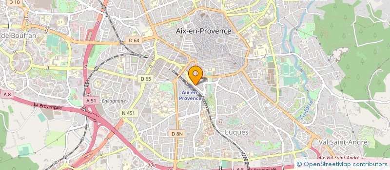 localisation de l'entreprise MADAME ODILE LA-SADE à AIX-EN-PROVENCE