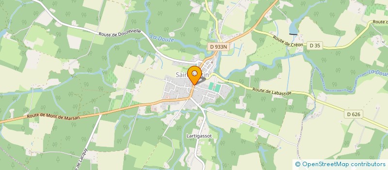 localisation de l'entreprise MADAME ODILE LAHYANI à SAINT-JUSTIN