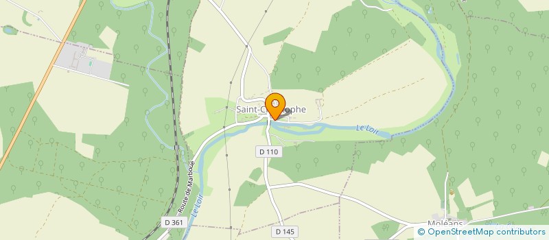 localisation de l'entreprise MADAME ODILE LAIGNEL à SAINT-CHRISTOPHE