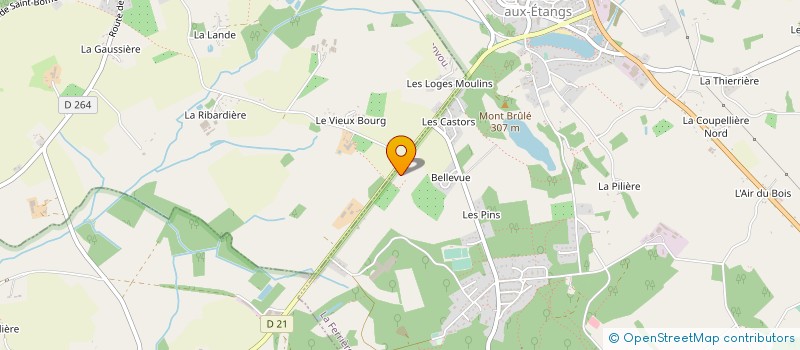 localisation de l'entreprise MADAME ODILE LAILLE à BANVOU